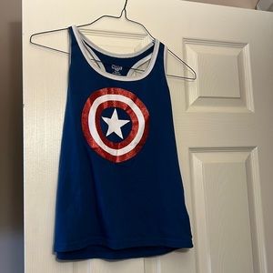Marvel captain American women’s tank top XS
